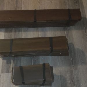 Engineered bamboo real wood 3/8 thick by 5 inch wide buy various size 350'